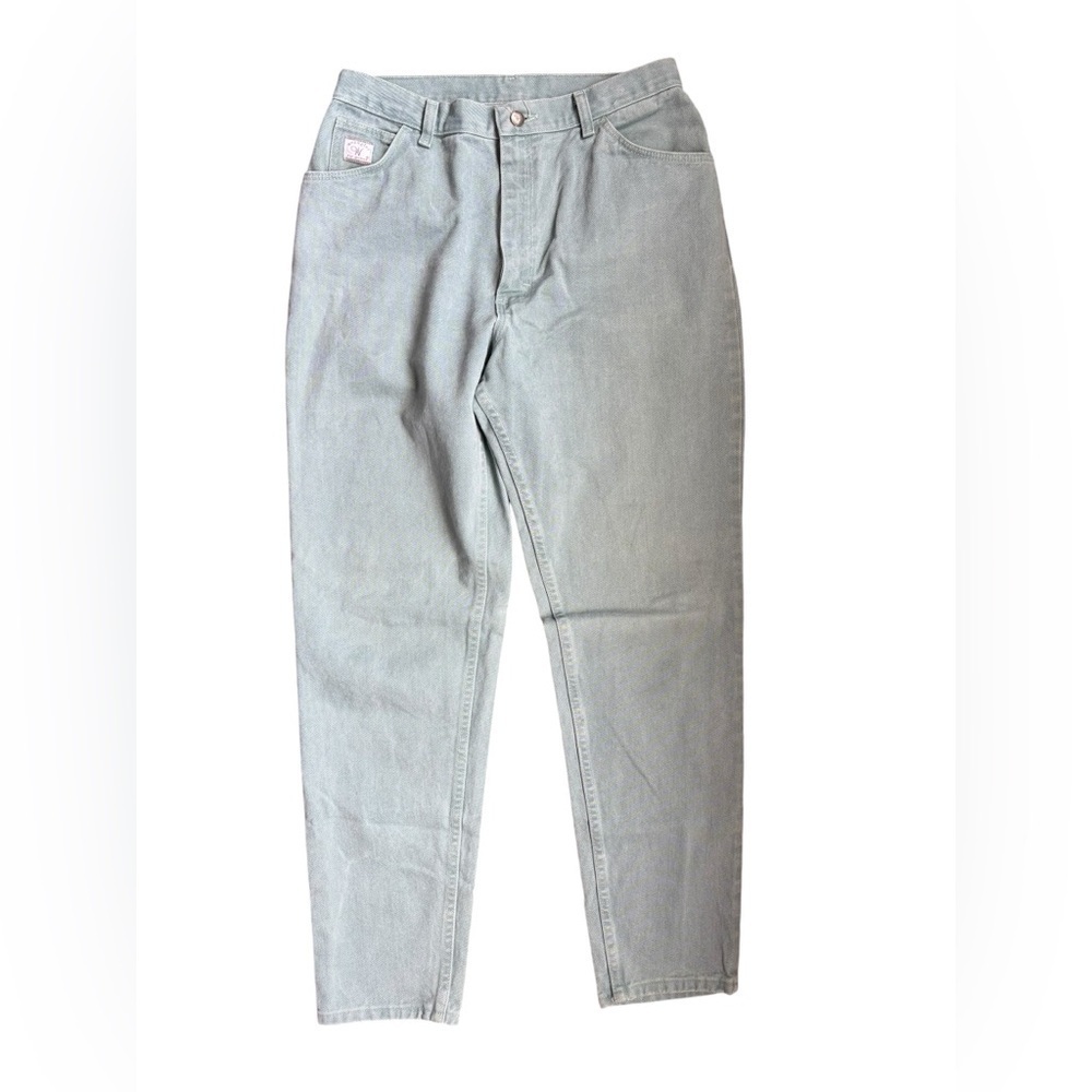 Wrangler Vintage Straight Green Denim Normcore Cottagecore Size 14X32